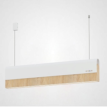 РЕЕЧНЫЙ ПОДВЕСНОЙ СВЕТИЛЬНИК BOOK 3 L90 White by ImperiumLoft