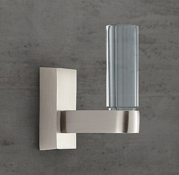 Крючок Restoration Hardware Lambeth Crystal Satin Nickel