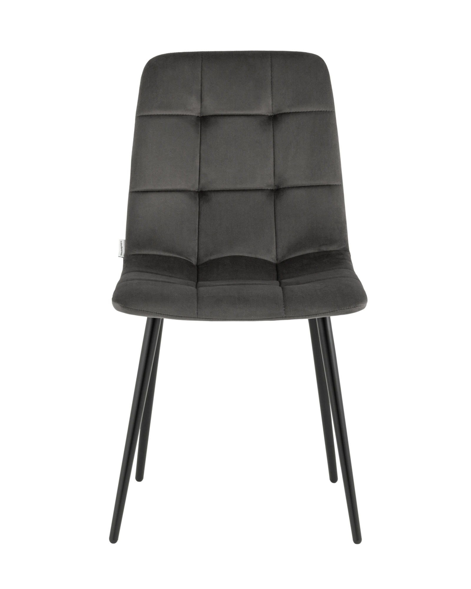 Стул Одди велюр тёмно-серый Stool Group