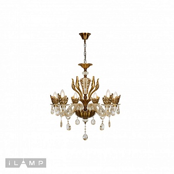 Подвесная люстра iLamp 61078-6 BR