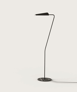 Торшер Bion черный с черным абажуром Aromas del Campo