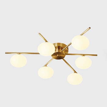 Потолочная люстра DAHLIA B L6 White by ImperiumLoft