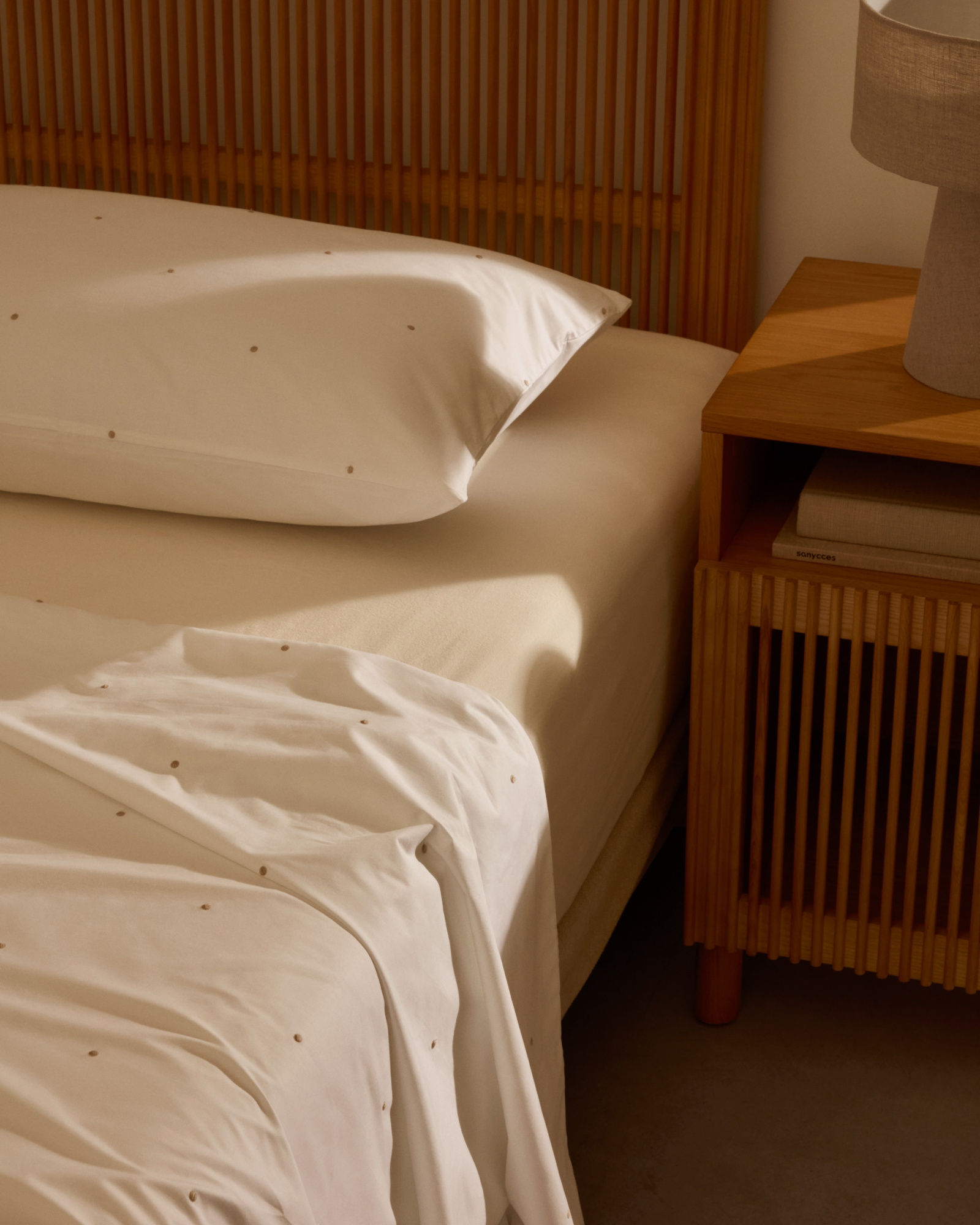 Настольная лампа Algaida серая ткань La Forma 193268