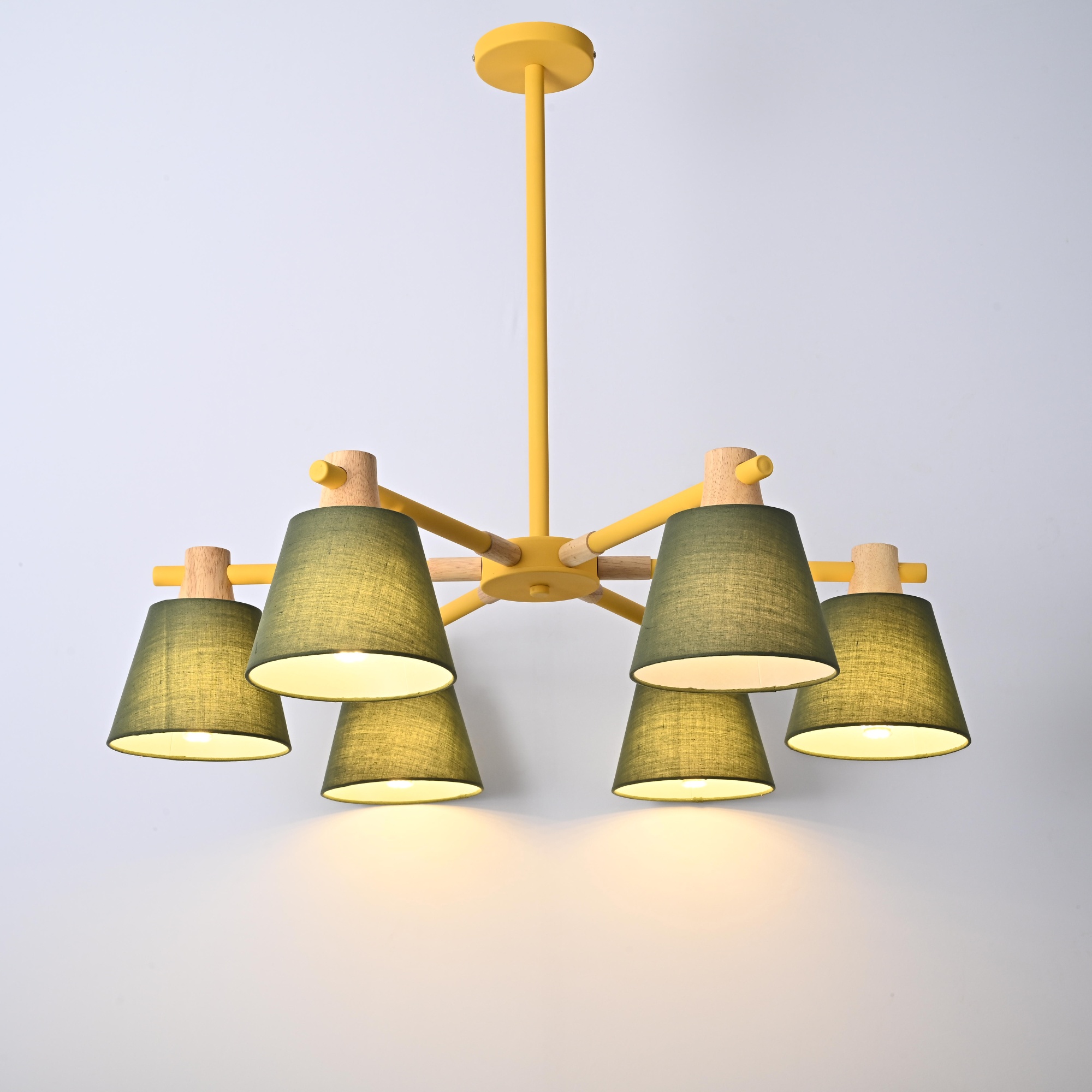 Потолочная Люстра На Штанге Natura A Green 6 By Imperiumloft