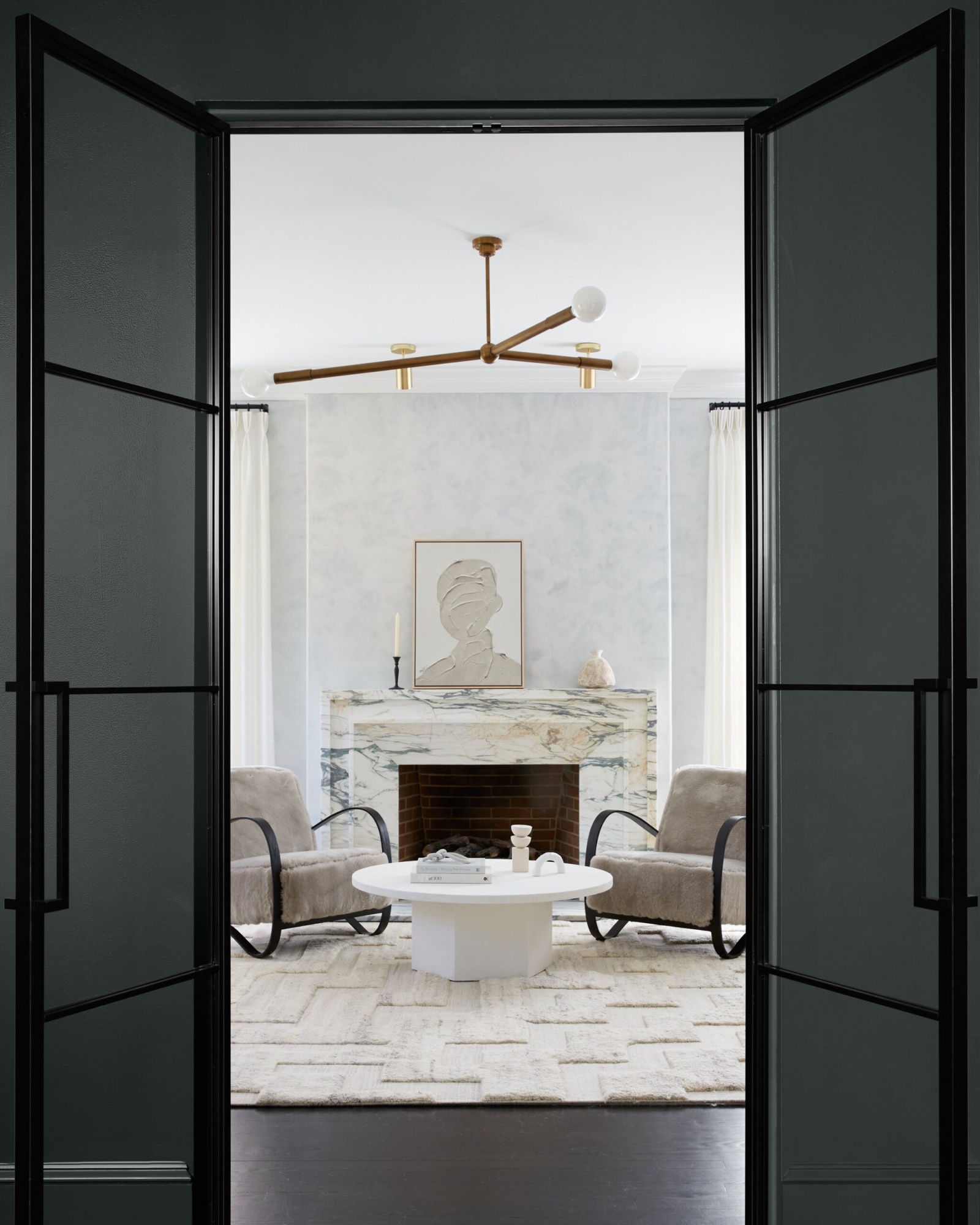 Золотая современная люстра Рамси Louvre Home LCH350325XNP