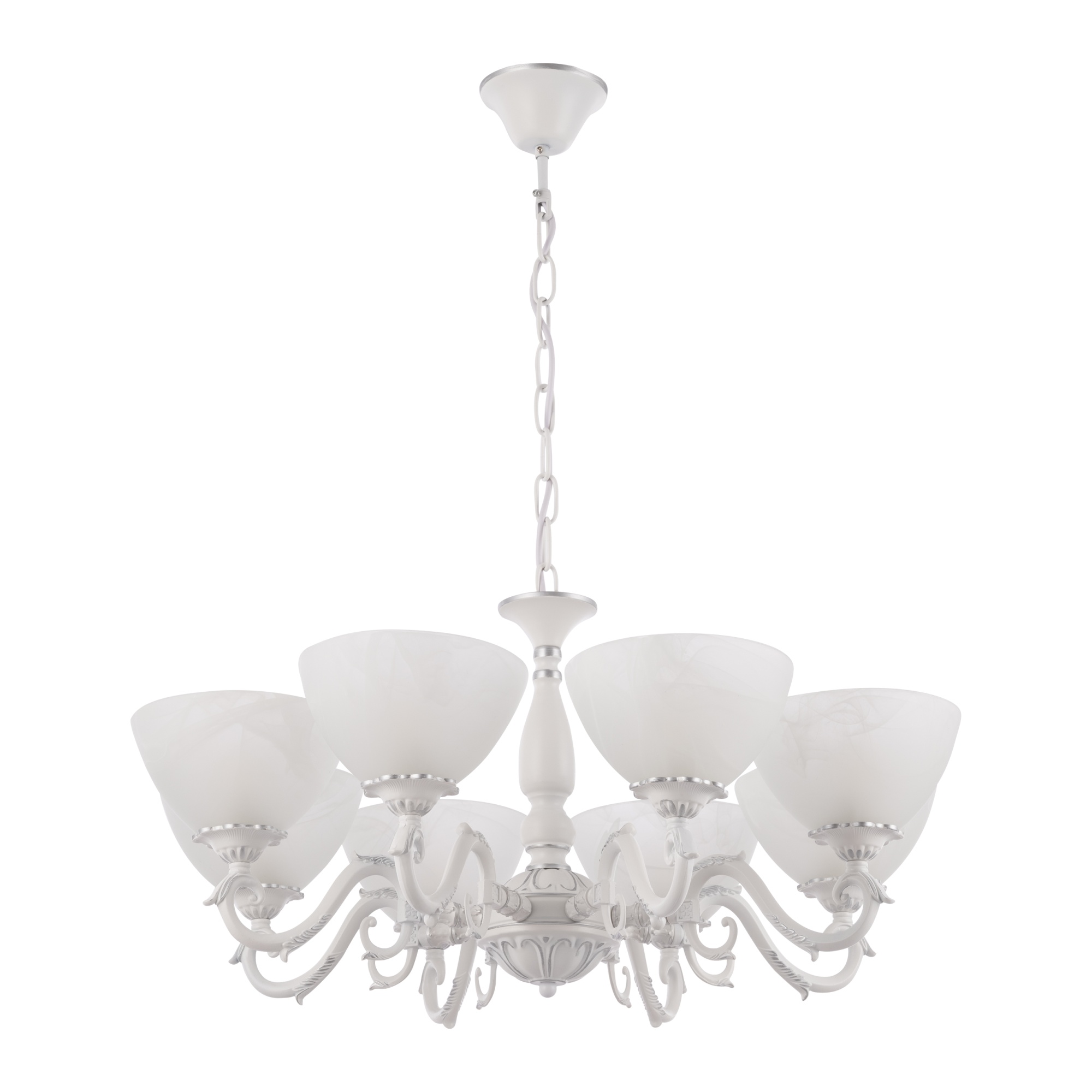 Люстра с плафонами 340518/8 WT+SL Arte Milano