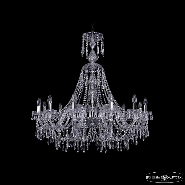 Люстра хрустальная 1403/12/360/XL-100 Ni