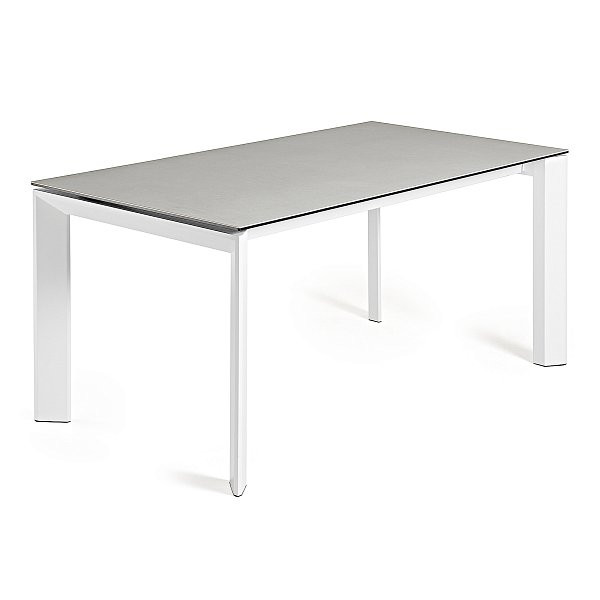 Стол Atta 160 (220) x90 белый керамика La Forma (ex Julia Grup)