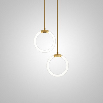 Подвесной светильник NILS DUO D15 Brass by ImperiumLoft