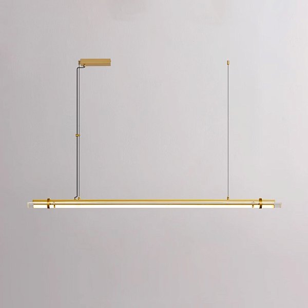 Реечный, рядный светильник DITMAR LONG L150 Brass by ImperiumLoft