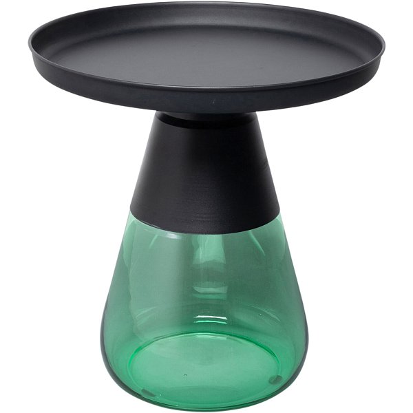 Стол приставной Bottiglia Green Ø50 см KARE 87473
