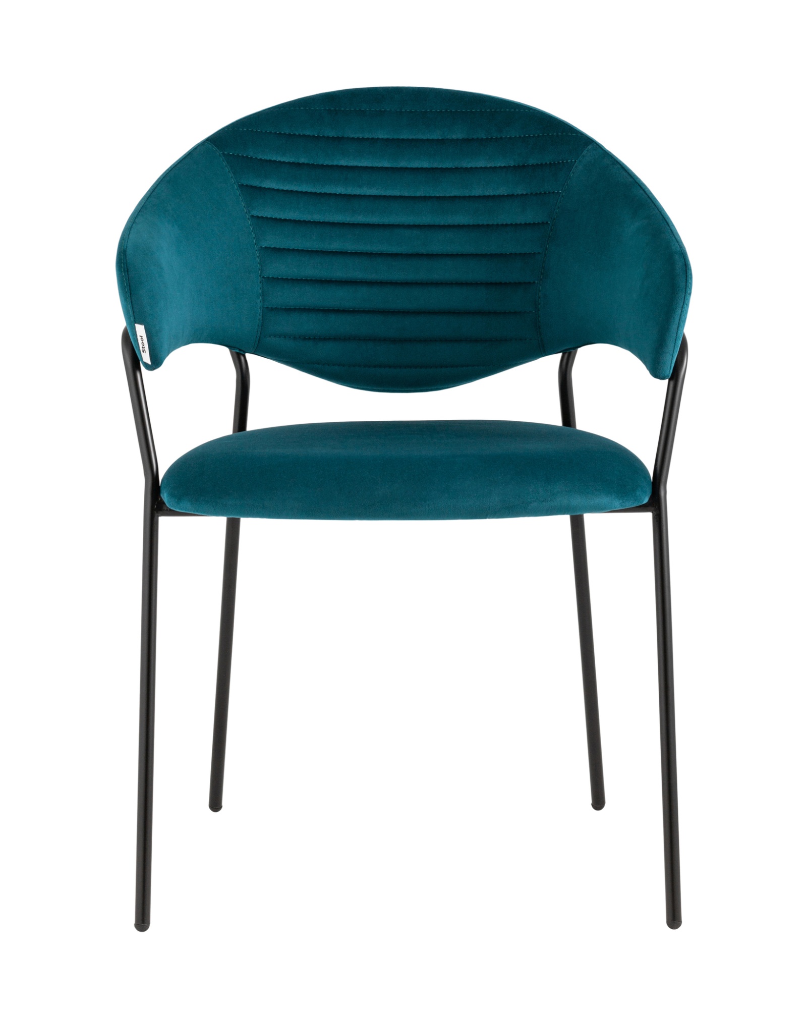 Стул Алексис велюр сине-зелёный Stool Group