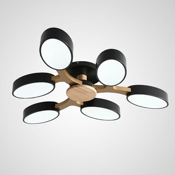 Потолочная люстра INGALIS L81 Black by ImperiumLoft