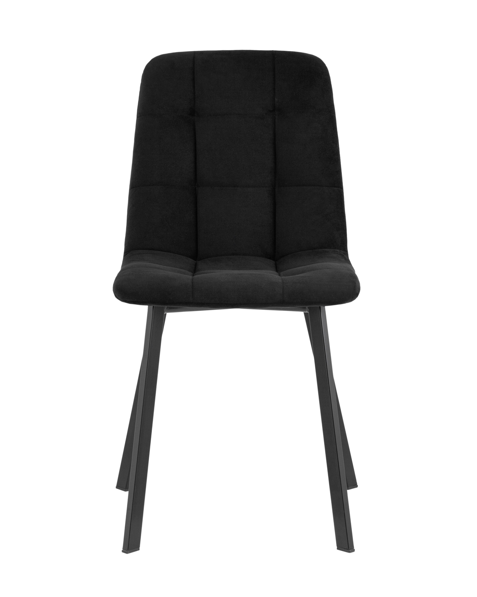 Стул Oliver Square велюр черный Stool Group