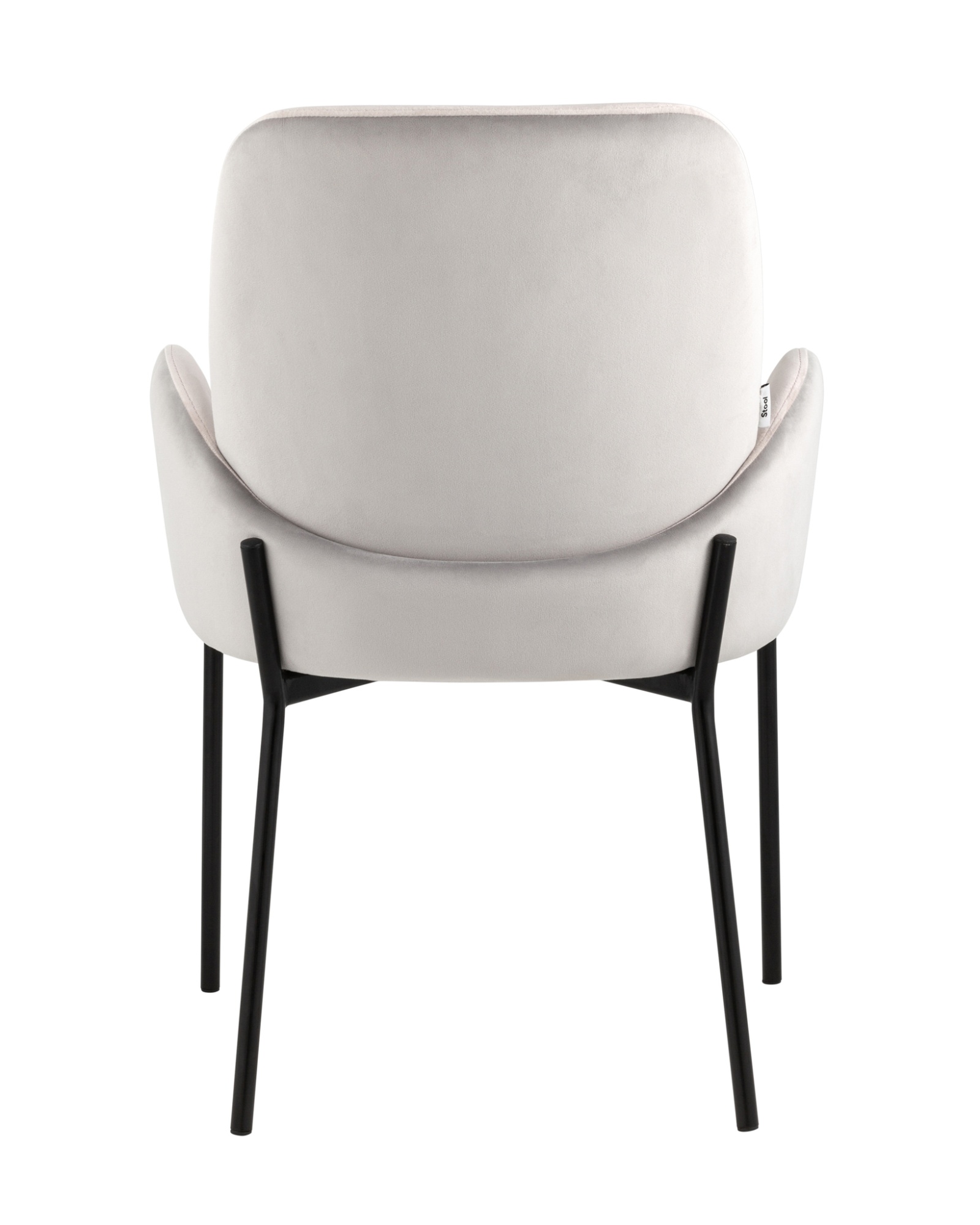 Стул Дивора велюр светло-розовый со светло-серой спинкой Stool Group