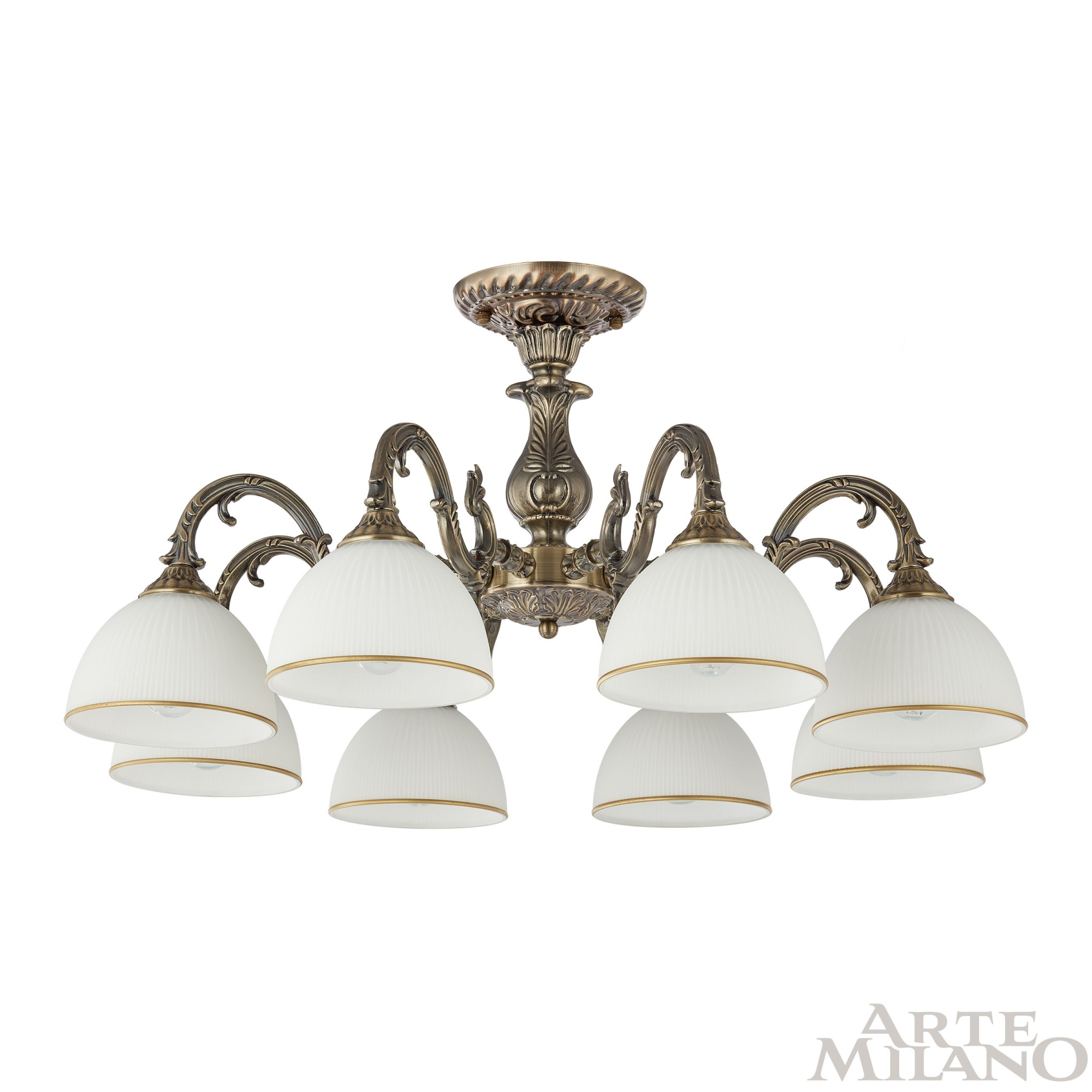 Люстра с плафонами 346410/8 AB Arte Milano