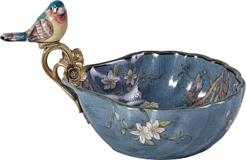 Чаша с птичкой Glasar C973EHC/HLD2136