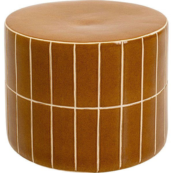 Стол приставной Bliss Tile Orange Ø42cm KARE 71027