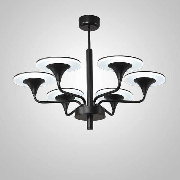 Люстра на штанге PILLAR L6 Silver by ImperiumLoft