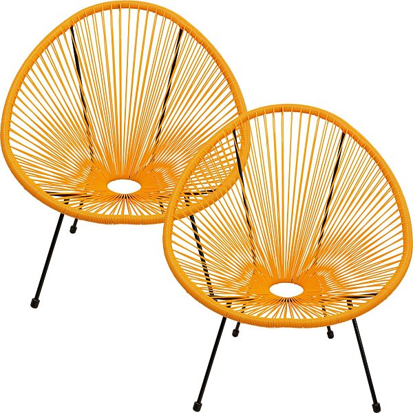 Кресло Acapulco Orange KARE 47419