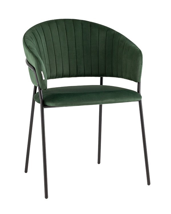 Стул Бруно велюр зелёный Stool Group