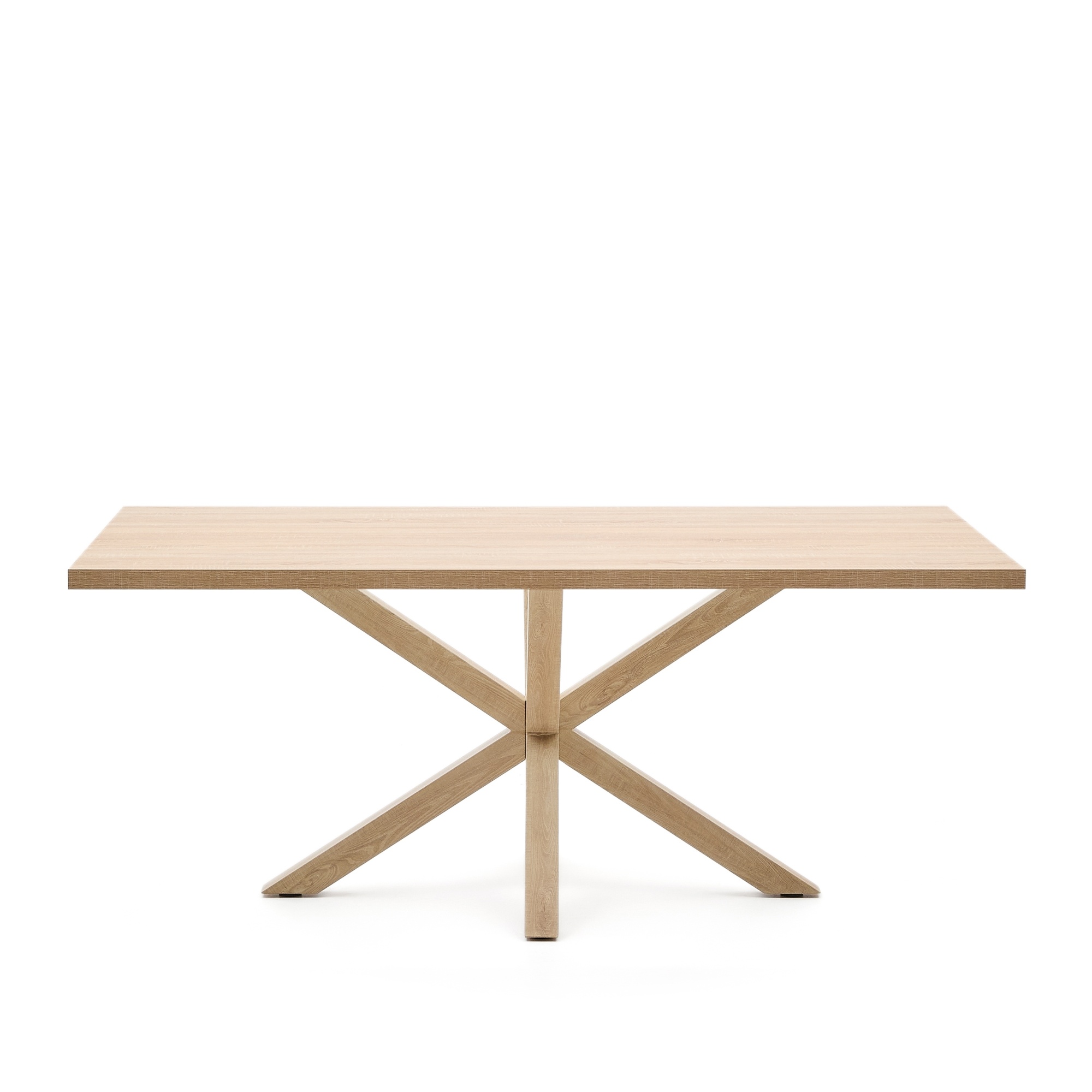 Стол Arya 200x100 дуб со стальными ножками под дерево La Forma (ex Julia Grup)