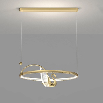 Подвесная люстра BIRDIE LUX 1R Brass by ImperiumLoft