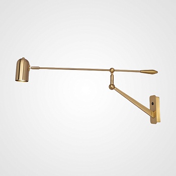 Настенный светильник ALEX Brass by ImperiumLoft