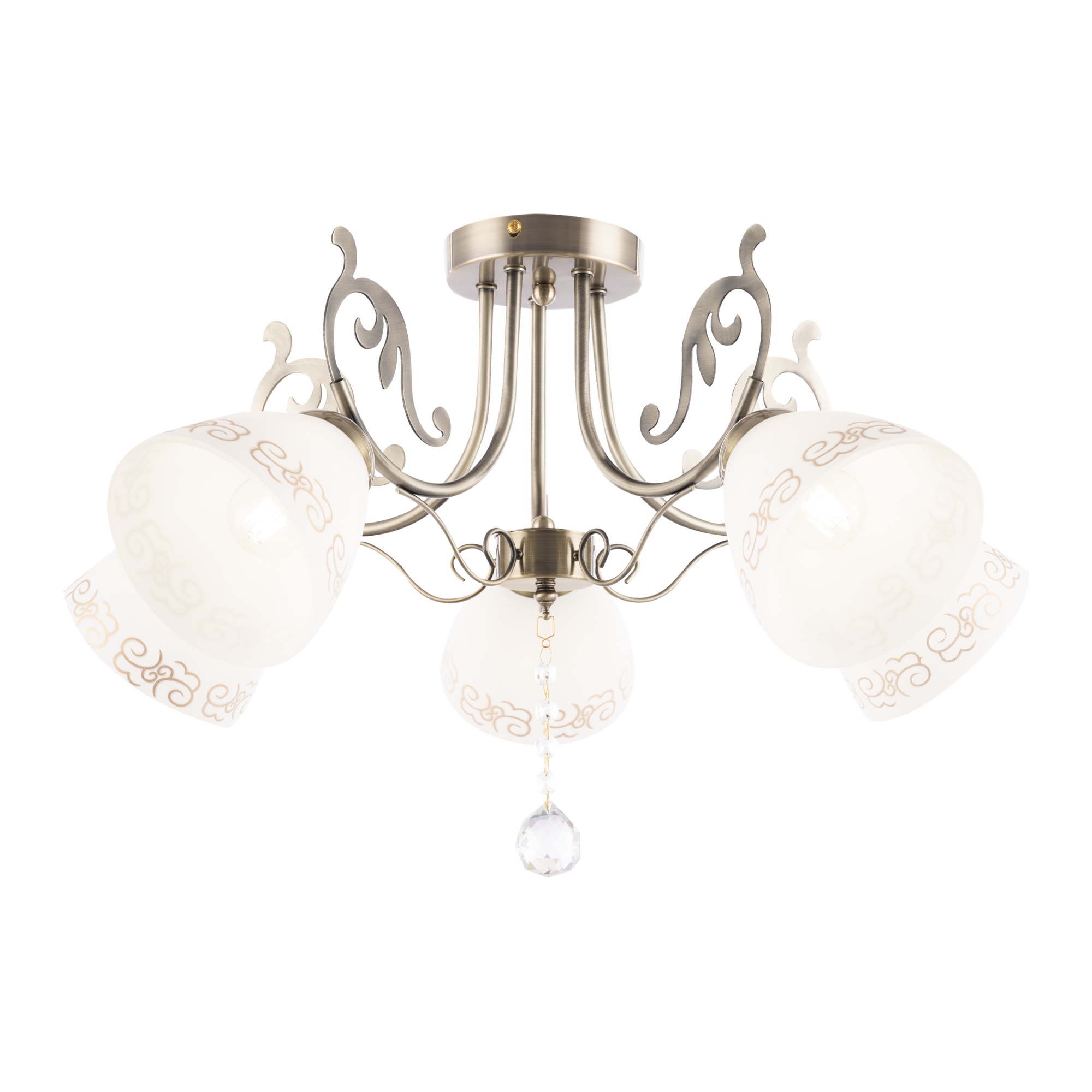 Люстра с плафонами 341900/5 AB Arte Milano