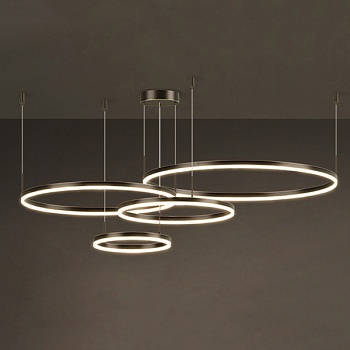 Подвесная люстра CRUISE BLACK LUX D40+60+80+100 by ImperiumLoft