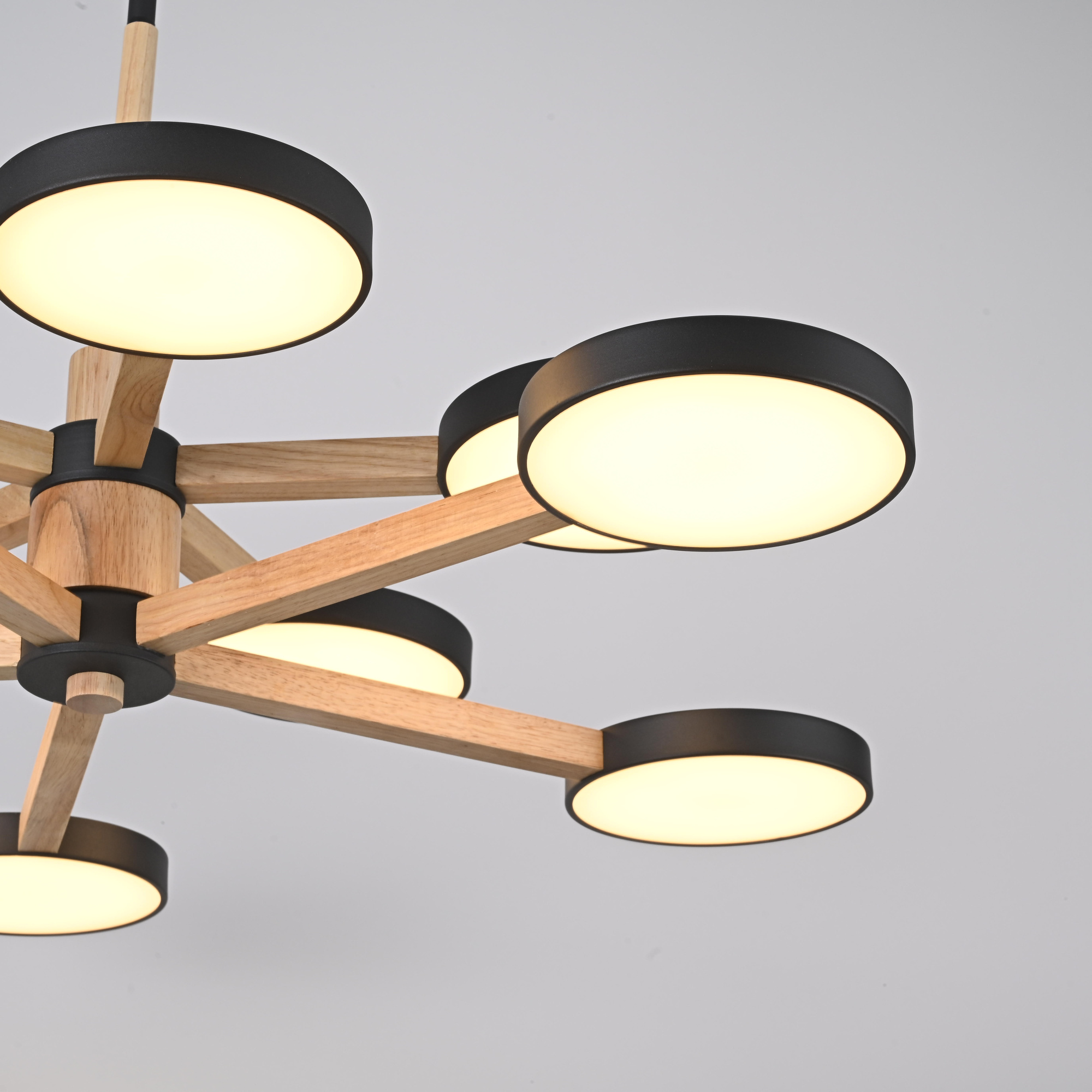 Подвесная люстра TURNA DBL L10 Black by ImperiumLoft