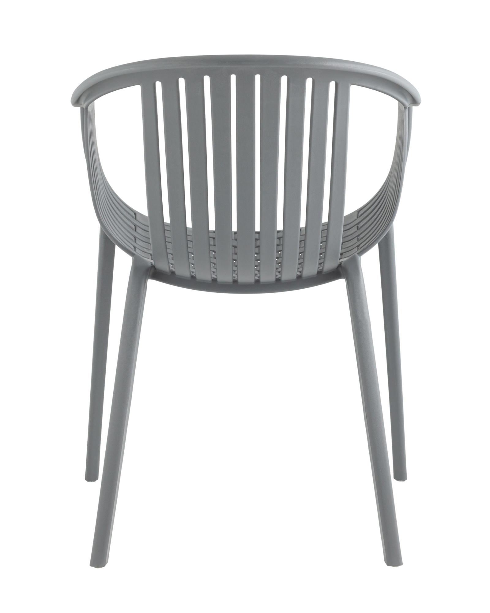 Стул с подлокотниками Kolstad пластик серый Stool Group