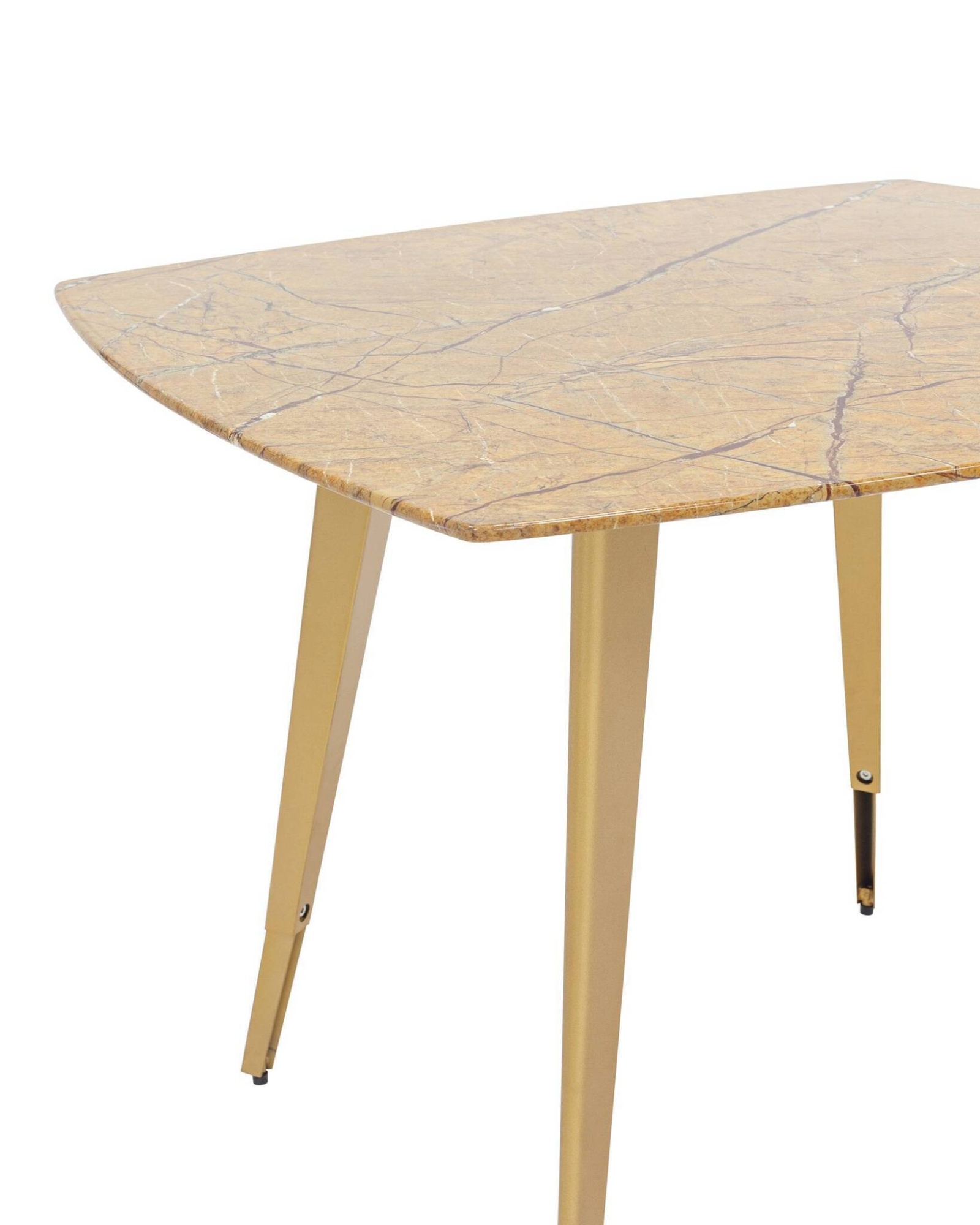 Стол обеденный Ричмонд 100*100 охра стеклянный Stool Group