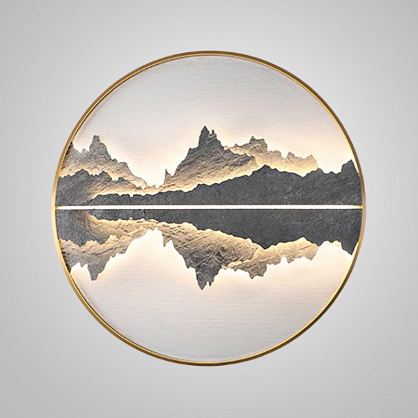 Настенный светильник DAWN B B D100 Brass by ImperiumLoft