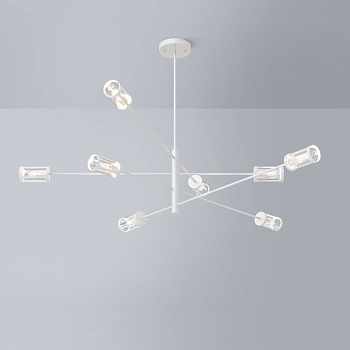 Дизайнерская люстра SKELBY H32 White/Amber by ImperiumLoft