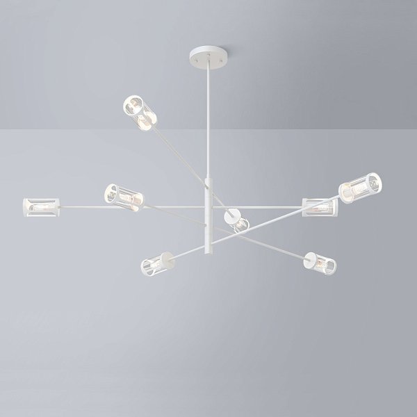 Дизайнерская люстра SKELBY H32 White/Amber by ImperiumLoft