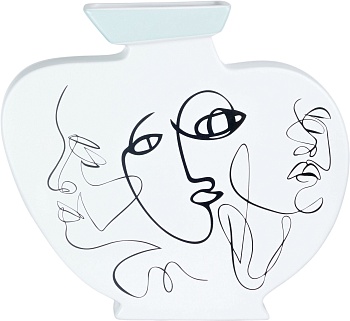 Ваза Лица Glasar 68-003