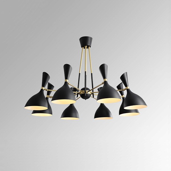 Подвесная люстра TRUMPET D96 Black by ImperiumLoft