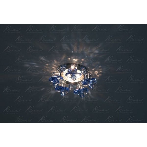 Встраиваемый светильник Kantarel Twisted Bell CD 017.3.4 med sapph