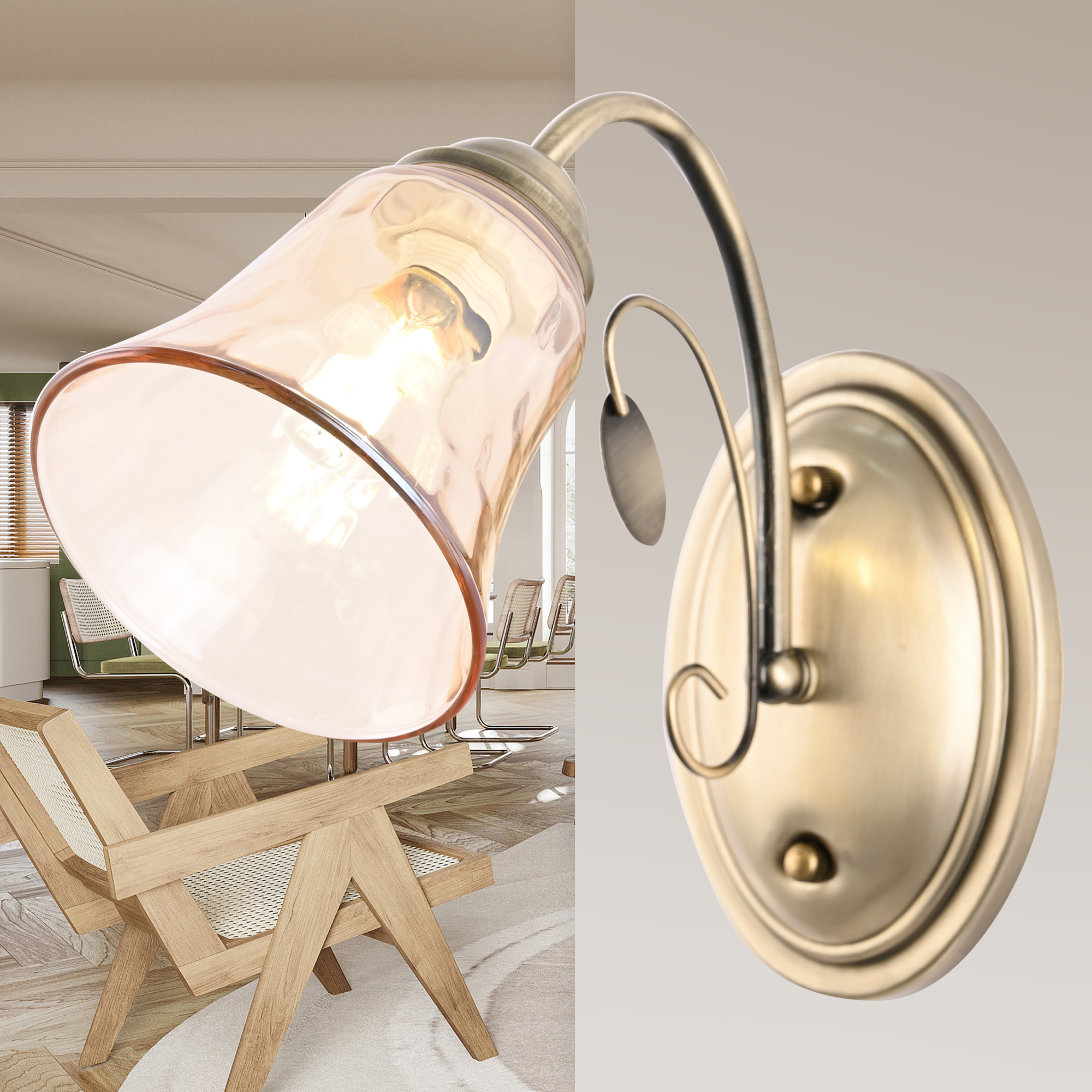 Бра с плафонами 346700/1W AB Arte Milano