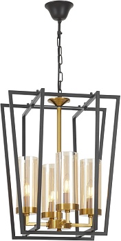 Подвесная люстра Lumina Deco LDP 1246-4 BK+MD