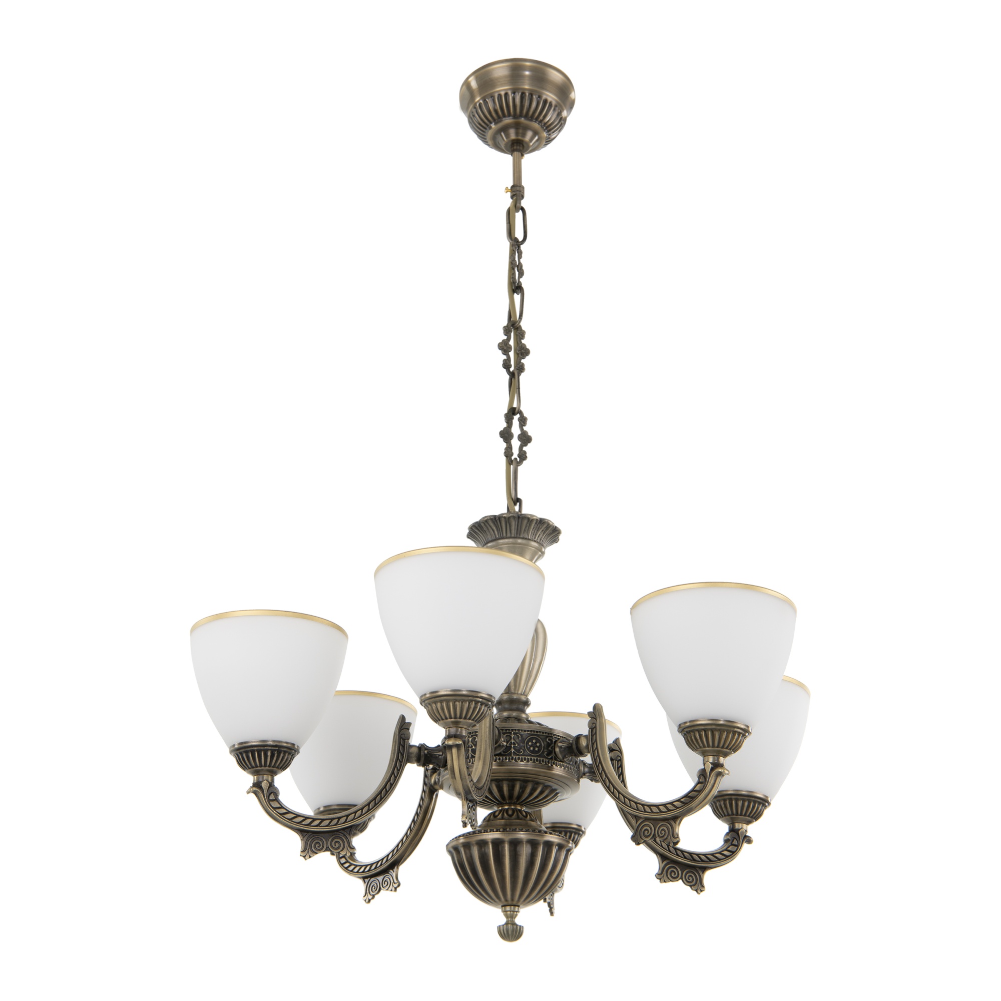 Люстра с плафонами 342837/6 AB Arte Milano