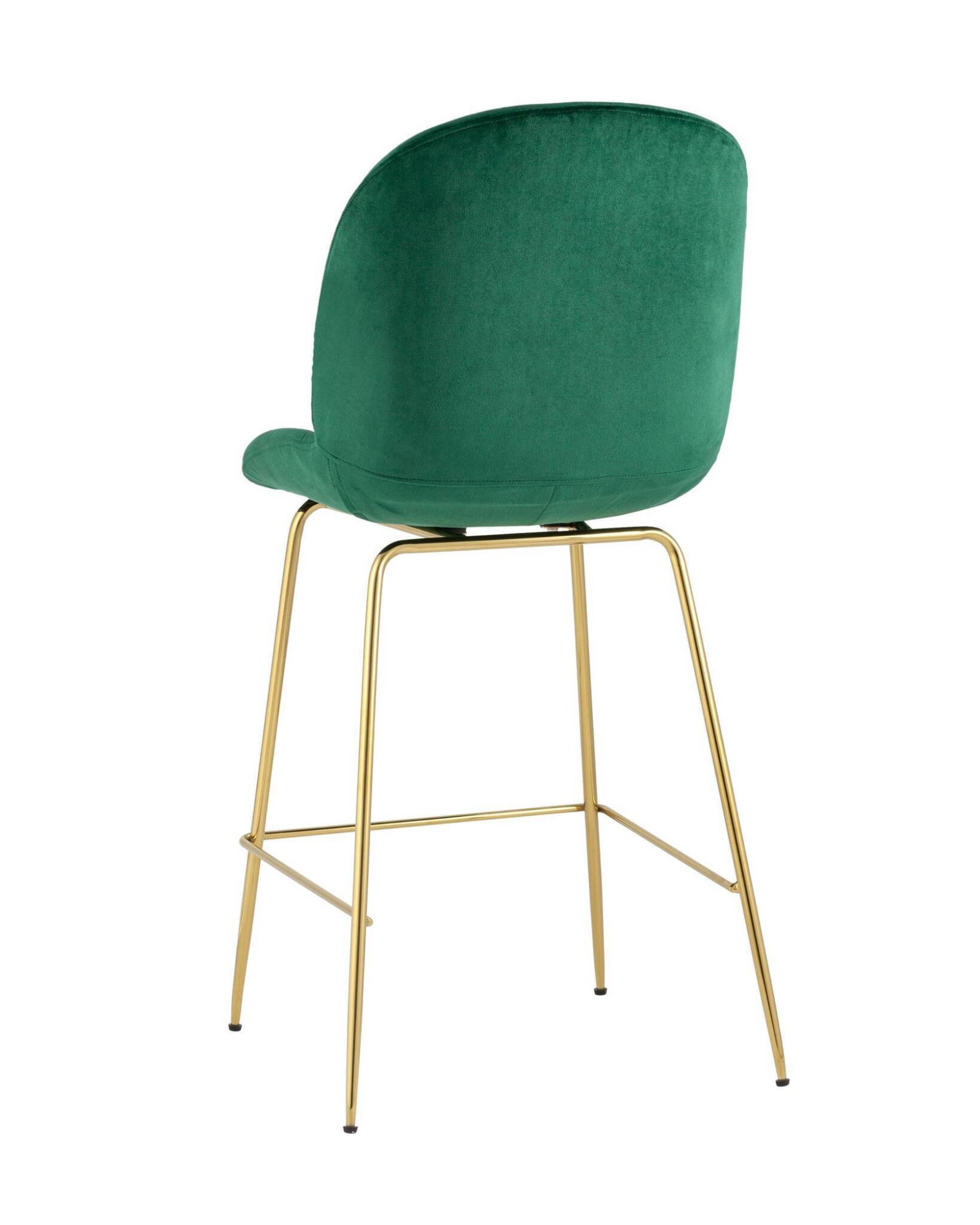 Стул полубарный Beetle со спинкой изумрудный Stool Group
