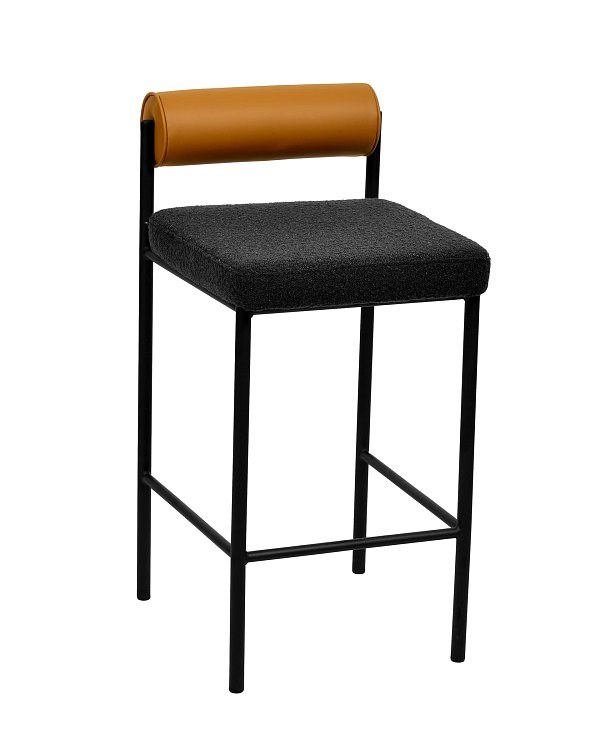 Стул полубарный Балла темно-серый Stool Group