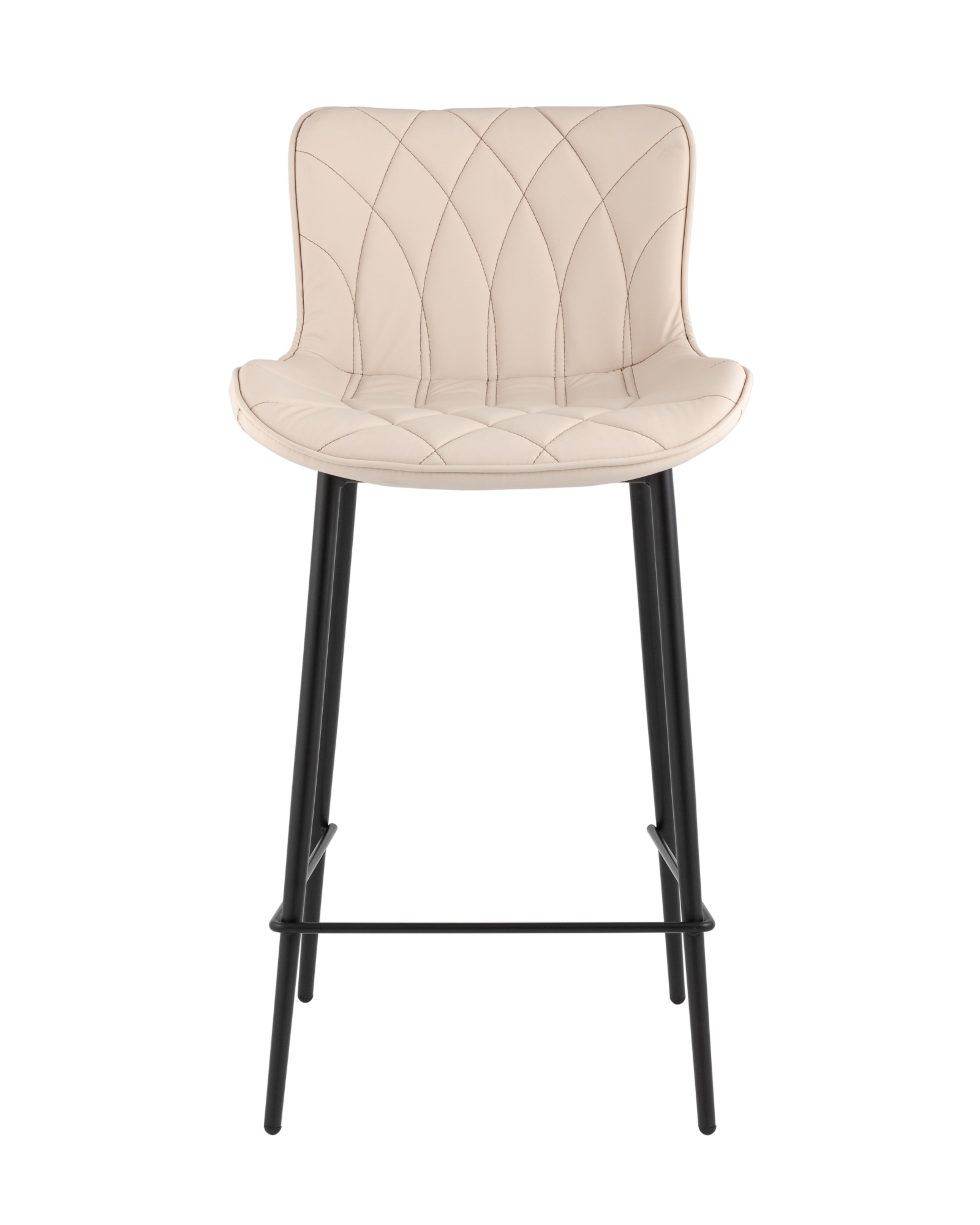 Стул барный Vault экокожа светло-серый Stool Group