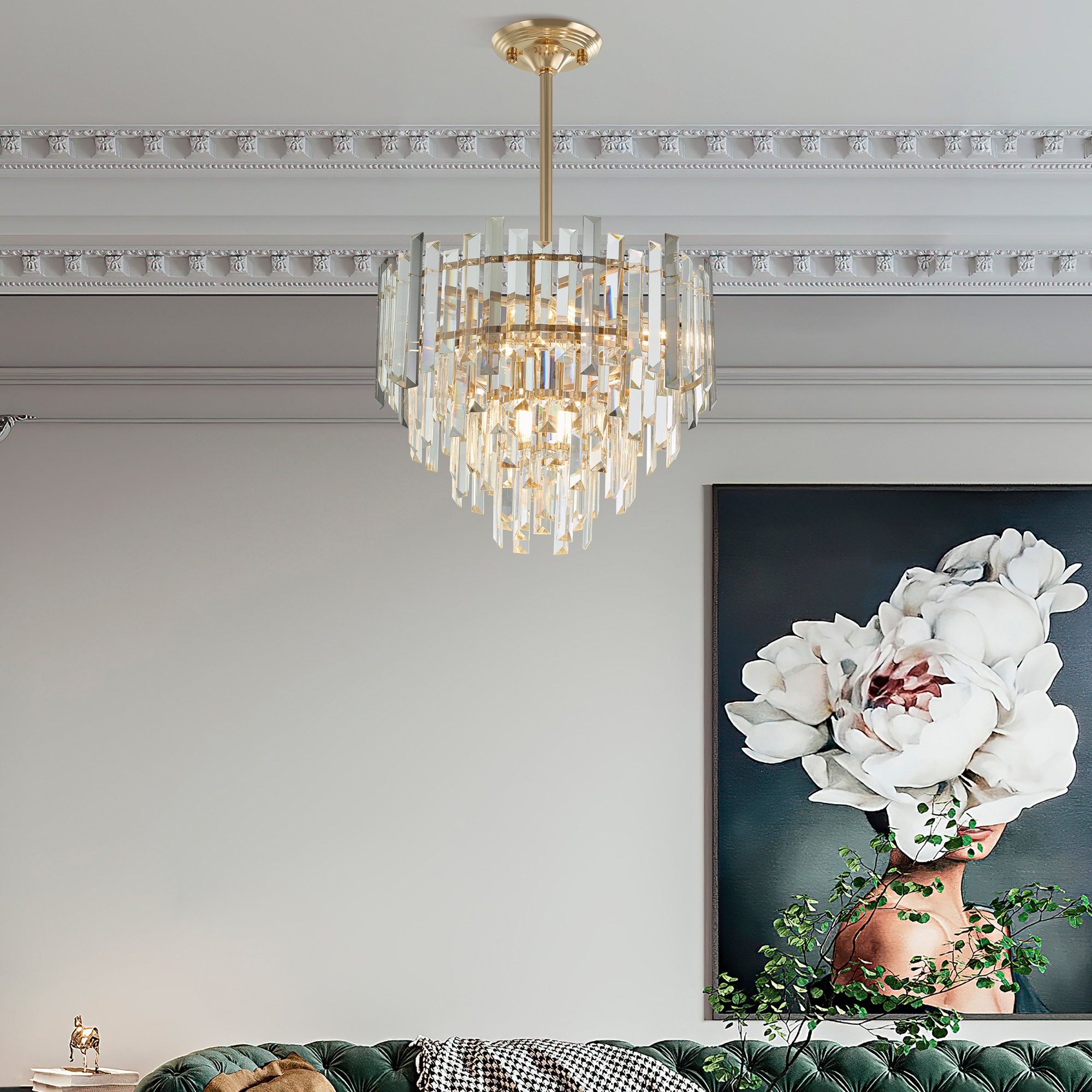 Люстра 374409/6/300/400 GD Arte Milano