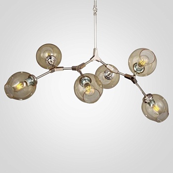 Люстра Branching Bubble Chandelier 6 Amber by ImperiumLoft