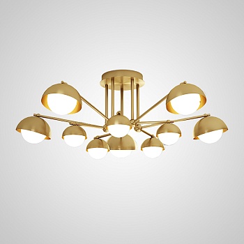 Потолочная люстра FABIANA L10 Brass by ImperiumLoft