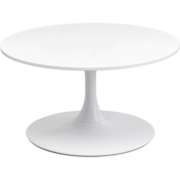 Стол кофейный Schickeria White Ø80 см KARE 87761