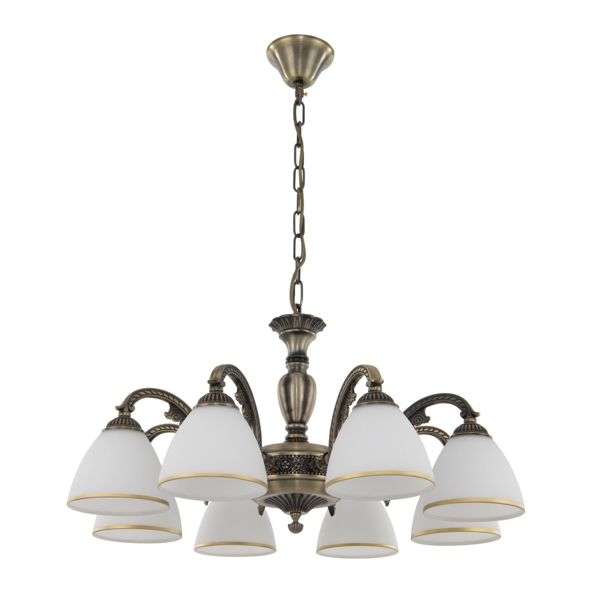 Люстра с плафонами 340837/8 AB Arte Milano